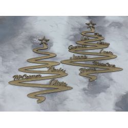 Árbol de Navidad Familiar - Decoración Navidad Unica